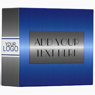 Classeur Métal en acier inoxydable bleu et argent #5