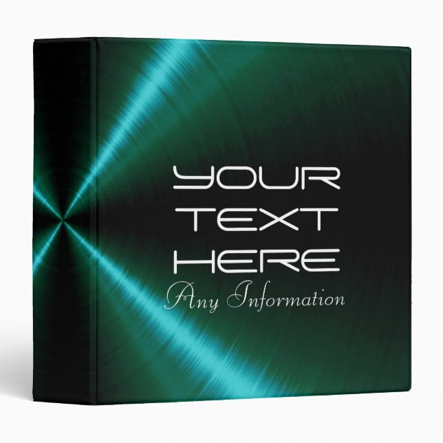 Classeur Métal en acier inoxydable vert foncé (Devant/Côté)