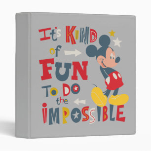 Classeur Mickey Amusants Pour Faire L'Impossible 2