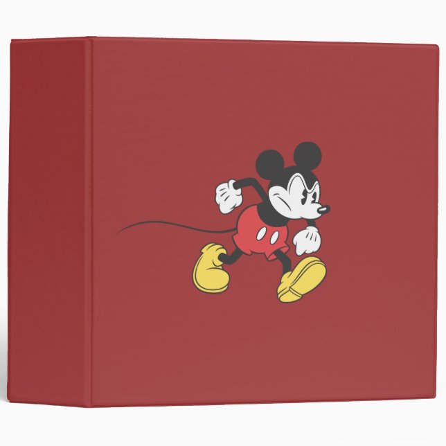 Classeur Mickey classique | En colère (Devant/Côté)