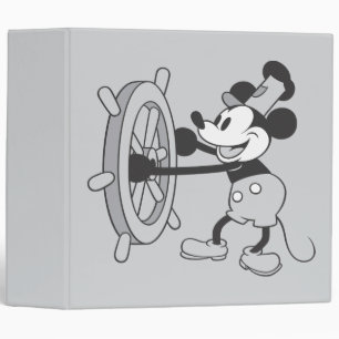 Classeur Mickey classique   Steamboat Willie