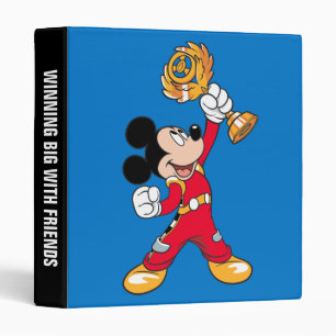 Classeur Mickey et les Roadster Racers   Mickey & Trophée