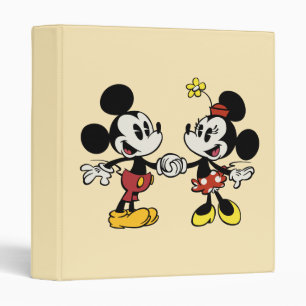 Classeur Mickey et Minnie Holding Hands