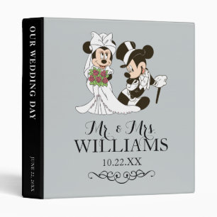Classeur Mickey et Minnie Mariage Se marier