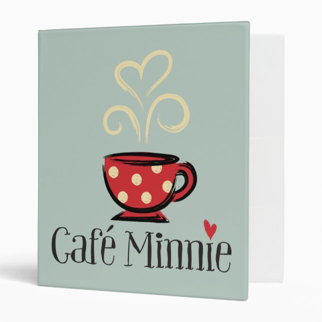 Classeur Mickey français | Café Minnie (Devant/intérieur)