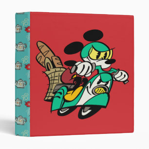 Classeur Mickey français Course à Vespa