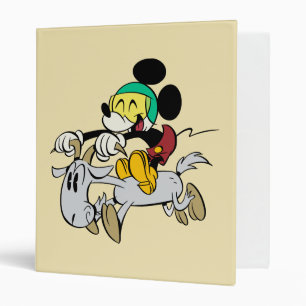 Classeur Mickey français Joyeux sur Vespa