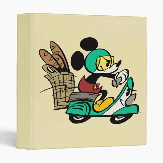 Classeur Mickey français | Vespa (Devant/Côté)