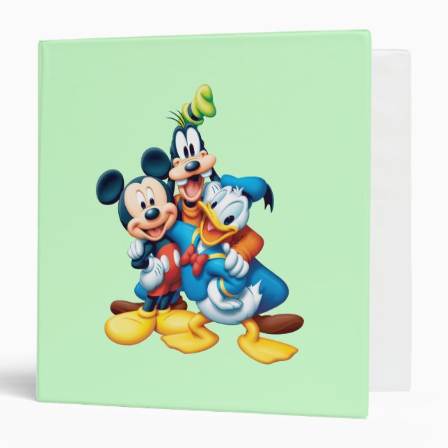 Classeur Mickey & Friends | Groupe Hug (Devant/Intérieur)
