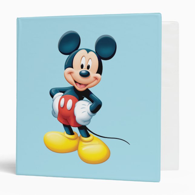 Classeur Mickey | Mains sur les hanches (Devant/Intérieur)