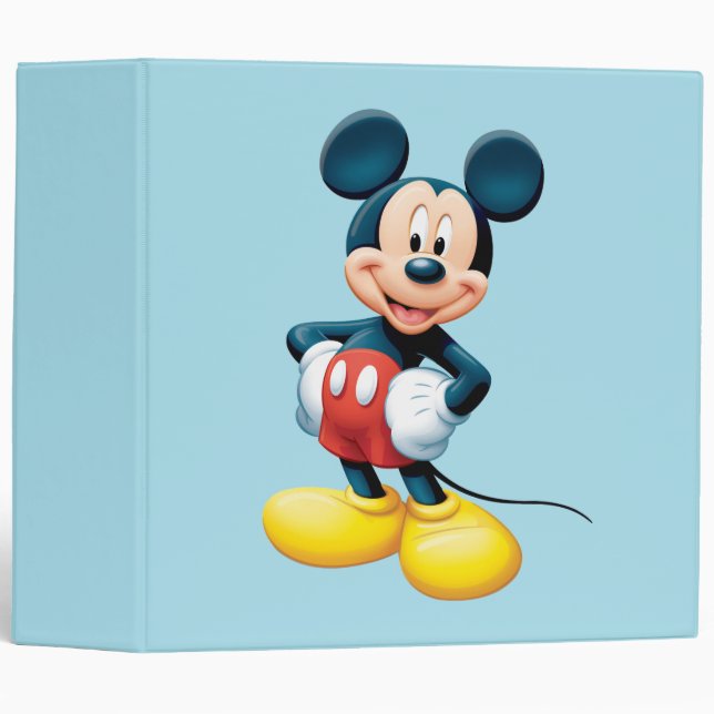 Classeur Mickey | Mains sur les hanches (Devant/Côté)