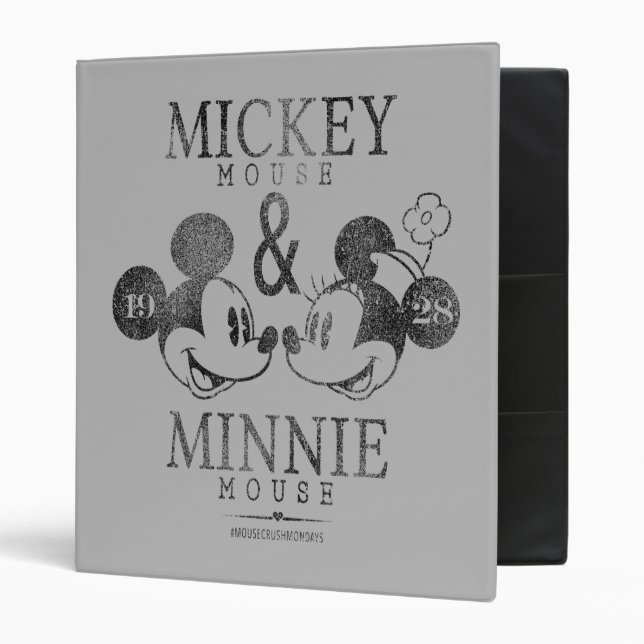 Classeur Mickey & Minnie | Est. 1928 (Devant/intérieur)