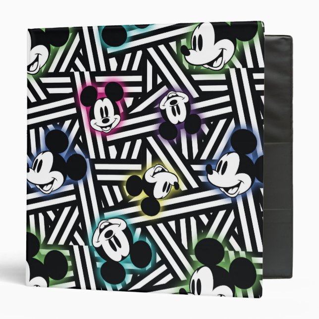 Classeur Mickey Motif 4 (Devant/Intérieur)