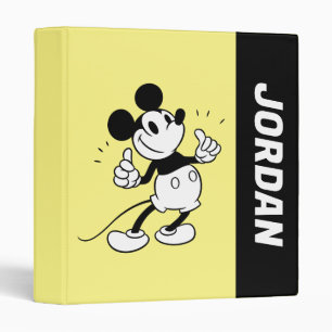 Classeur Mickey Mouse   Mickey Mouse   Ajouter Votre Nom