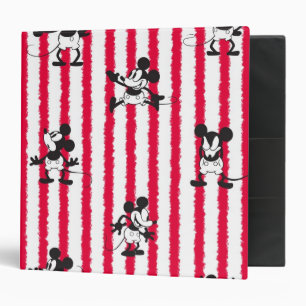 Classeur Mickey Mouse   Motif fou de l'avion