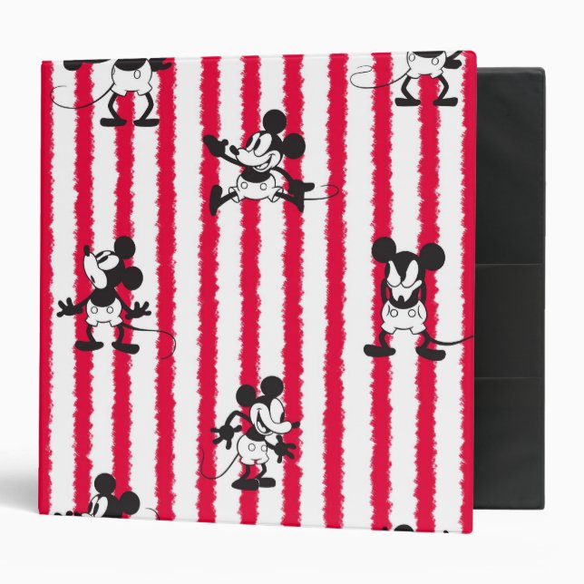 Classeur Mickey Mouse | Motif fou de l'avion (Devant/intérieur)