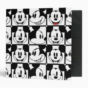 Classeur Mickey Mouse Motif Grille