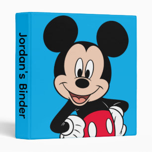 Classeur Mickey Mouse Pose Souriante