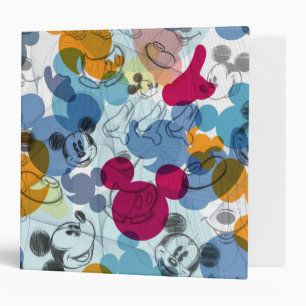 Classeur Mickey & ses amis   Motif de dessin de tête de sou