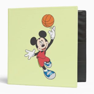 Classeur Mickey sportif Lancer de basket-ball