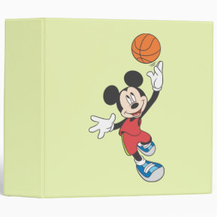 Classeur Mickey sportif Lancer de basket-ball