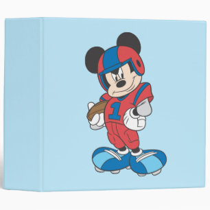 Classeur Mickey sportif Pose de football américain