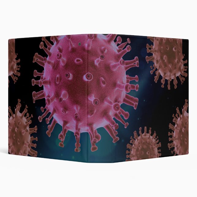 Classeur Microbiologie du virus de Corona (Arrière-plan)