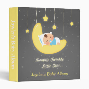 Classeur Mignon Cahier pour Garçon Étoile Brillante