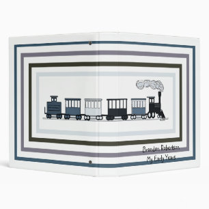 Classeur mignon d'album de train