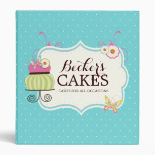 Classeur mignon de Baker de gâteau