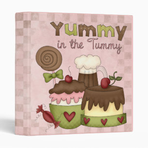 Classeur mignon de recette de dessert
