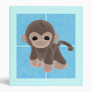 Classeur mignon de singe de caresse