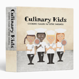 Classeur mignon garçon chefs cuisine classes recette classe
