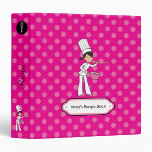 Classeur mignon pour des recettes avec la copie de