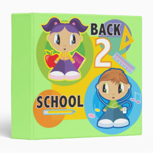 Classeur mignon retour à l'école enfants carnet