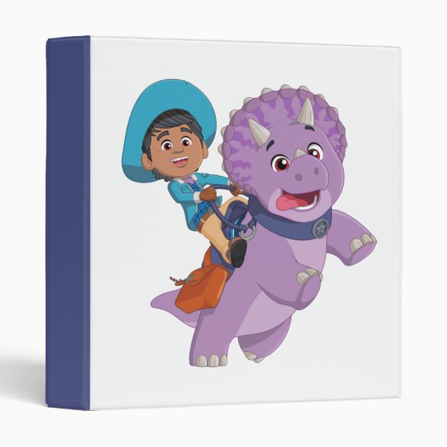 Classeur Miguel et Tango | Dino Ranch (Devant/Côté)