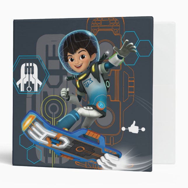 Classeur Miles Callisto Sur Son Blastboard Graphic (Devant/intérieur)