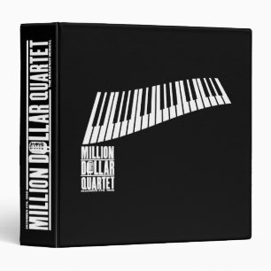 Classeur Million de piano de quartet du dollar - blanc