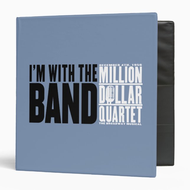 Classeur Million de quartet du dollar "je suis avec la (Devant/Intérieur)