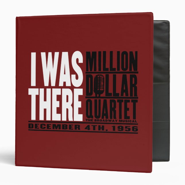 Classeur Million de quartet du dollar "j'étais là " (Devant/Intérieur)