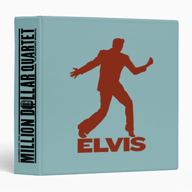 Classeur Million de quartet Elvis du dollar (Devant/Côté)