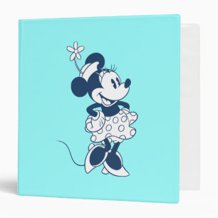 Classeur Minnie classique Couleur bleue