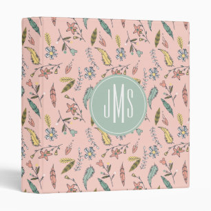 Classeur Minnie Mouse Monogram Adventures Await Motif