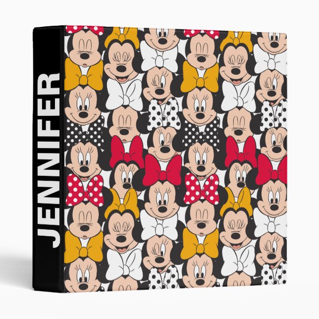 Classeur Minnie Mouse | MOTIF (Devant/Côté)