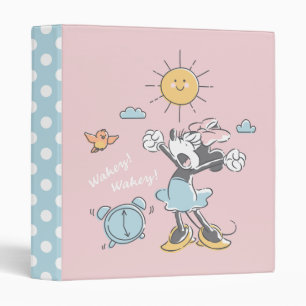 Classeur Minnie Mouse Réveil du matin