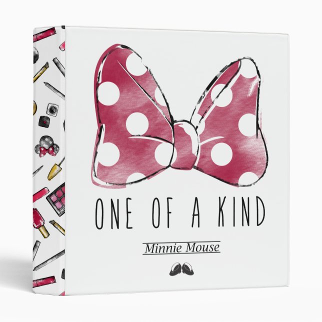 Classeur Minnie Mouse | Unique (Devant/Côté)
