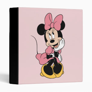 Classeur Minnie   Poster en rose