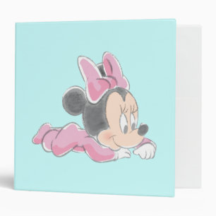 Classeur Minnie souris bébé Pyjamas roses