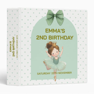 Classeur Mint Green Little Princess Ball scrapbook Albums