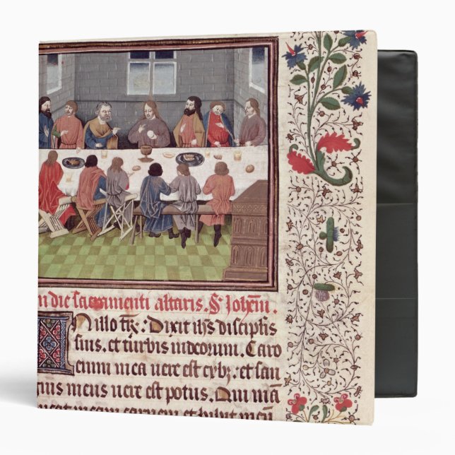 Classeur Mme 370 fol.184 le dernier dîner (Devant/Intérieur)
